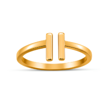 Gold T-Wire Ring