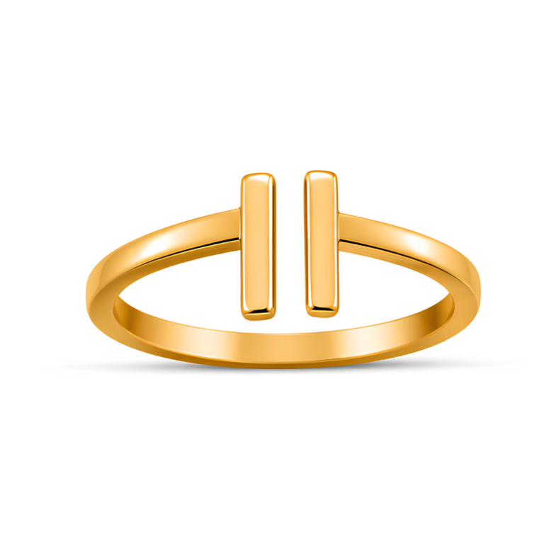 Gold T-Wire Ring