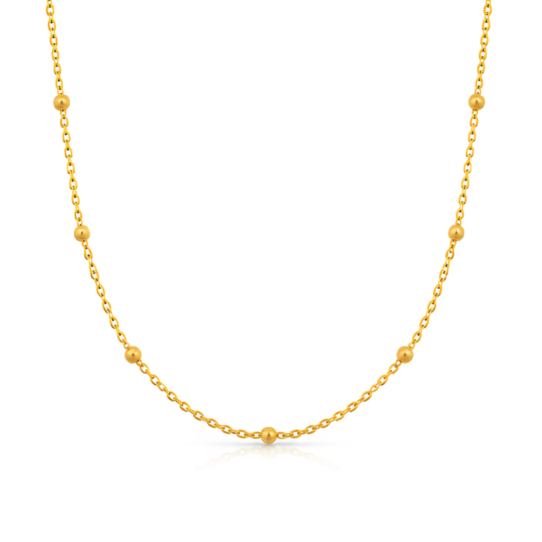 Golden Bead Elegance Chain