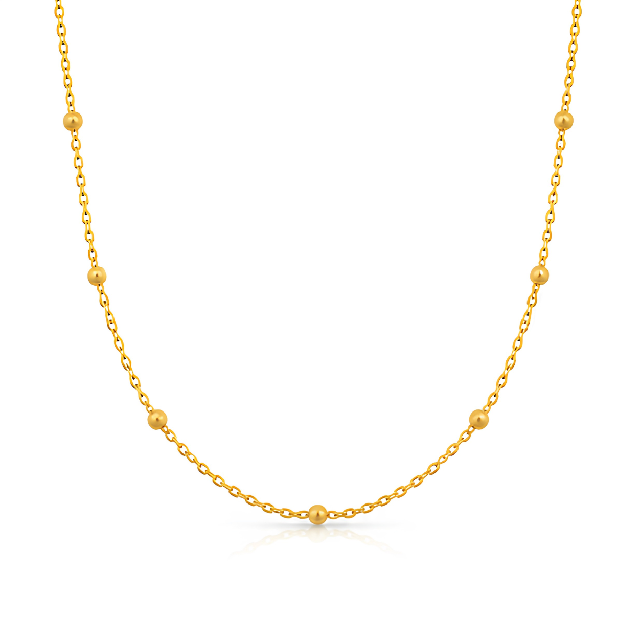Golden Bead Elegance Chain
