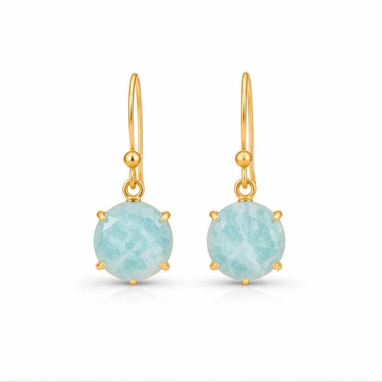 Celeste Blue Gem Earrings