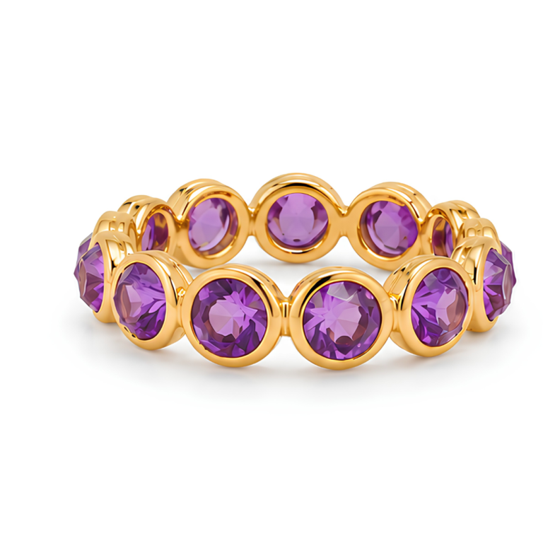 Purple Radiance Gem Ring