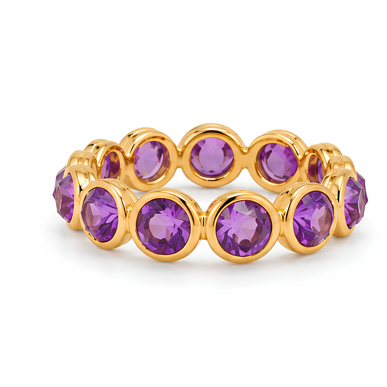 Purple Radiance Gem Ring