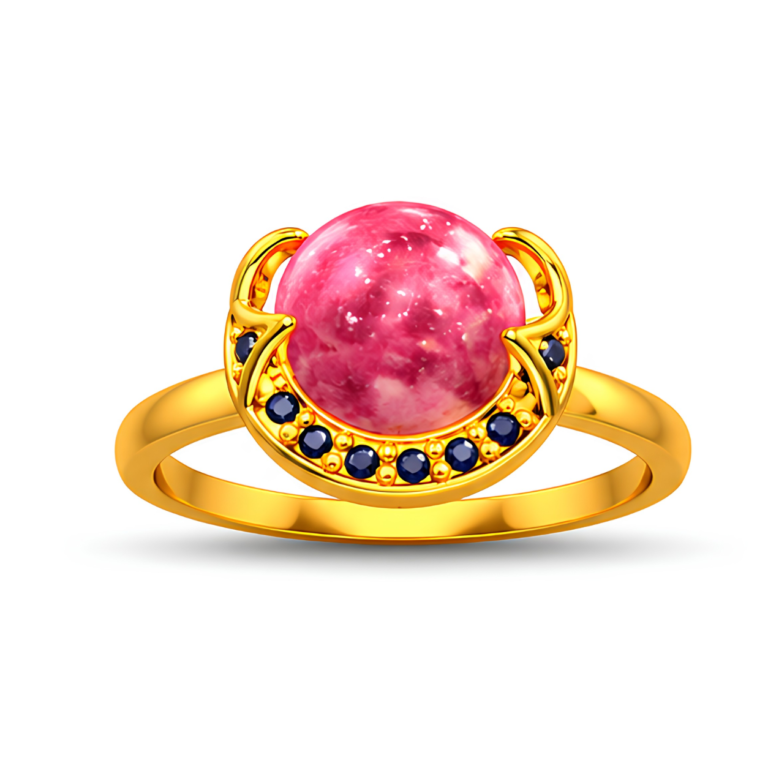 Rose Aura Gem Ring