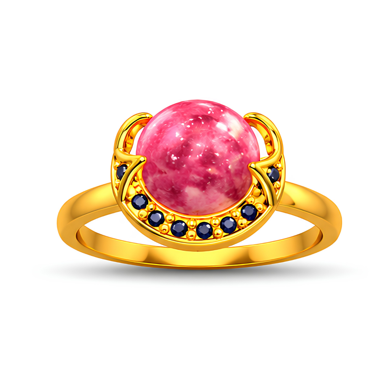 Rose Aura Gem Ring