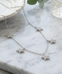 Silver Star Charm Necklace