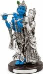 Premium Silver Finsh Radha Krishna Murti