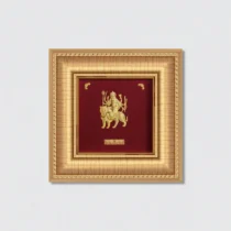 Divine Maa Durga – 24KT Gold Frame