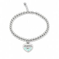 925 Sterling Silver Everyday Heart Braclet