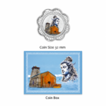 1 GRAM SILVER COIN BOX - SHIV JI