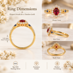 Red stone Rings